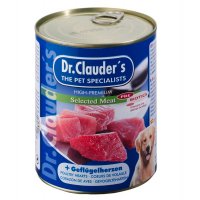 Nassfutter Dr. Clauders Selected Meat Geflügelherzen